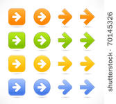 color smooth arrow icon web 2.0 ...