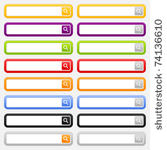 web search form and button with ...