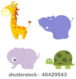 illustration set of cute...