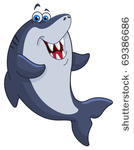 cheerful shark