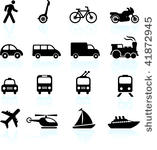 transportation icons design...