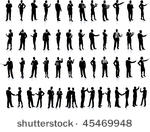 business people silhouette...