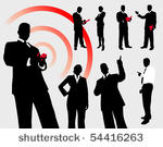 business people silhouette...
