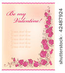 vector valentine greeting card...