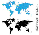two detailed world maps  one...