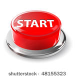 start button  3d red glossy...