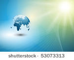 abstract  background with world ...