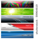 banners  headers colorful...