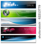 banners  headers colorful...