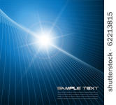 abstract background blue star ...