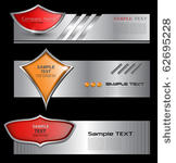 banners  backgrounds metallic...