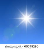 realistic vector sun with lens...