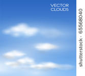 vector clouds realistic...