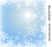 winter frozen background with...