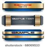 web banners  buttons set modern ...