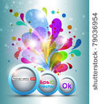 abstract background colorful...