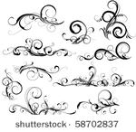 collection of design elements