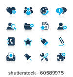 web blog   internet icons   ...