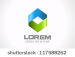abstact infinite loop logo...