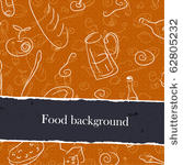 food backgrounds set with...