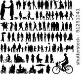 collection of people silhouettes