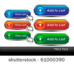 add to cart button.vector