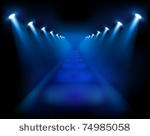 blue stairs