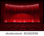 cinema auditorium with stage...
