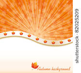 autumn background with maple...