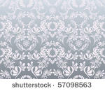 abstract silver floral pattern