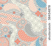 seamless japanese style pattern....