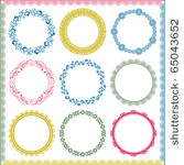abstract retro frame elements...