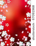 abstract red blossoms...