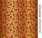 asian seamless floral pattern