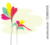 abstract background with fun ...