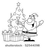black and white coloring page...