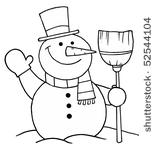 black and white coloring page...