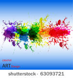 color paint splashes