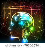 abstract human brain background ...