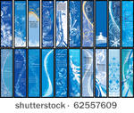set of twenty christmas banners
