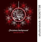 christmas ball background