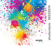 background with colorful spots...