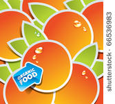 background from oranges with an ...