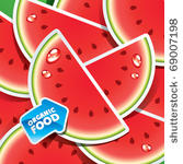 background from watermelon...