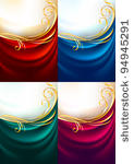 set color fabric curtain ...