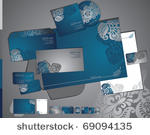 vector template of identity set