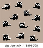 cute monster wallpaper