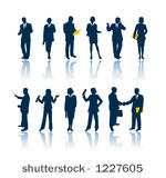 business silhouettes. to see...