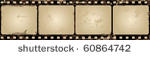 editable vector grunge film...