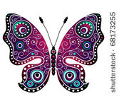 bright decorative butterfly...